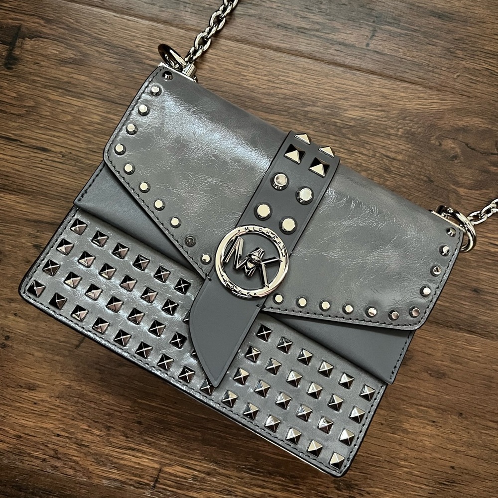 Studded Michael Kors Shoulder Purse